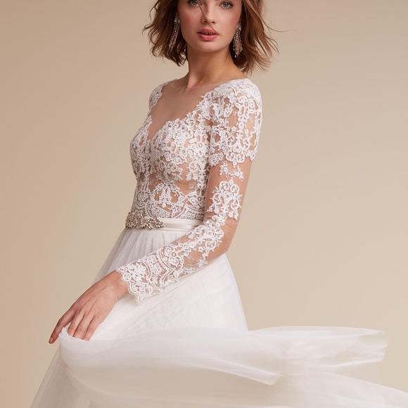 bridal bodysuit long sleeve